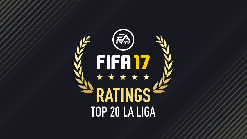 FIFA 17 Top 20 La Liga - FIFA 17 Player Ratings - Best La Liga Players