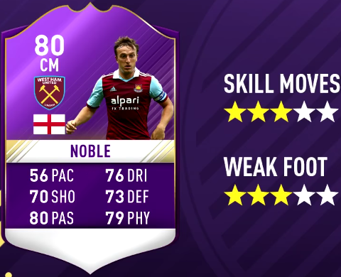 FIFA 17 PL Player Of The Month December Predictions - POTM-Mark Noble