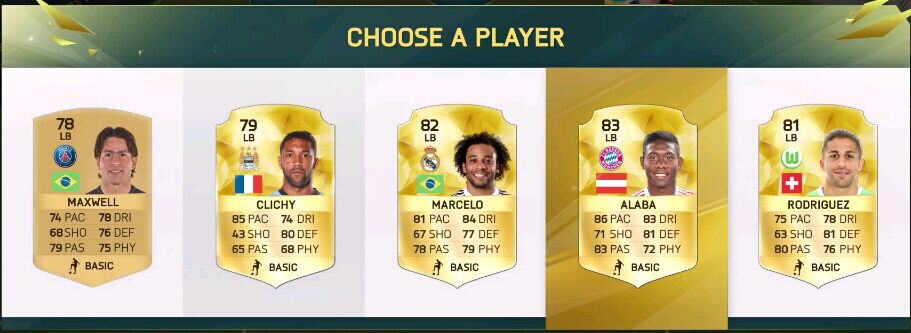 fut draft -player