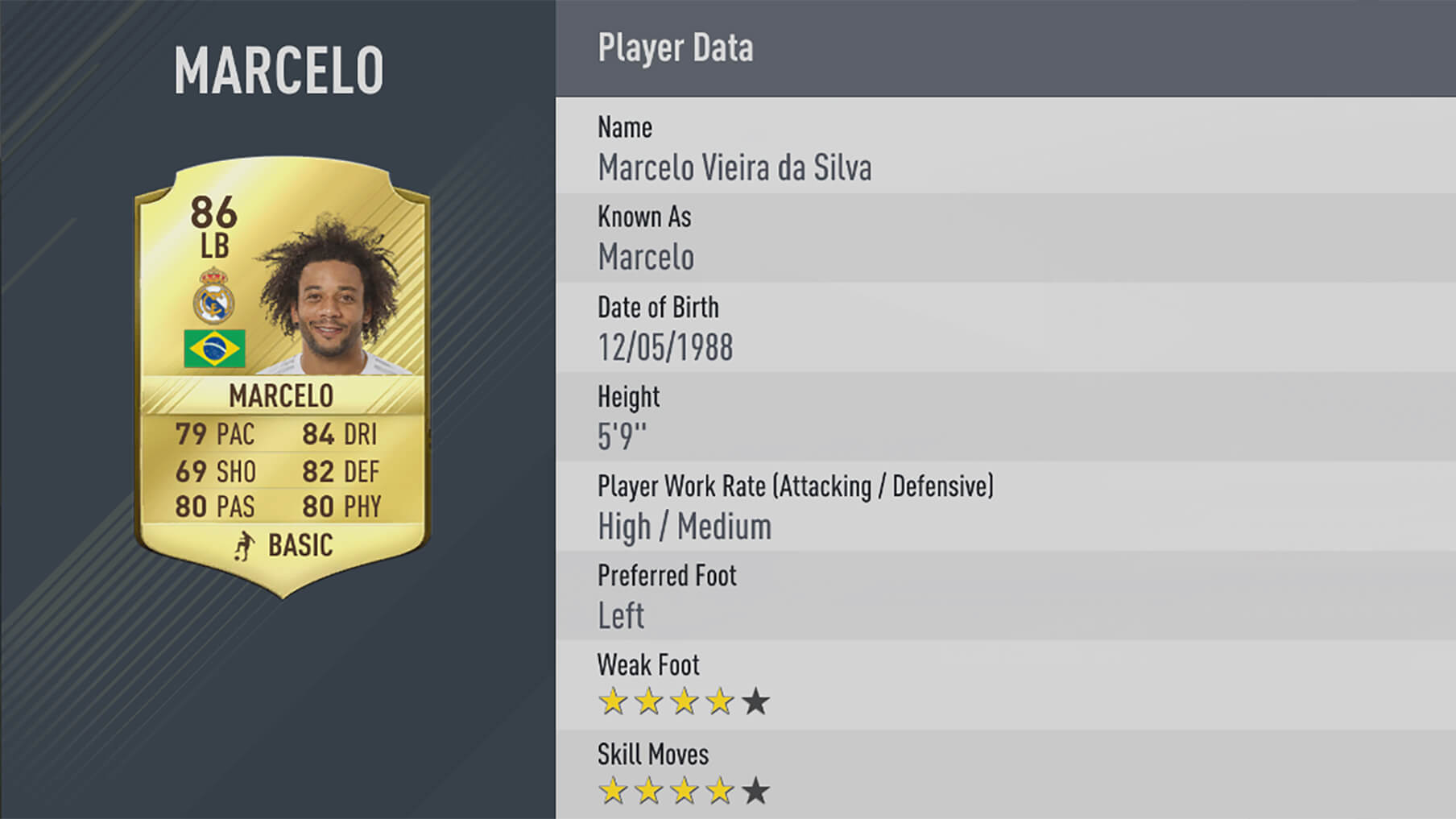 fifa 17 Marcelo