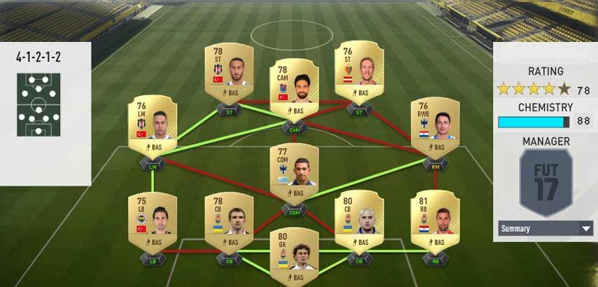 FIFA 17 Squad Building Challenges - QUAD