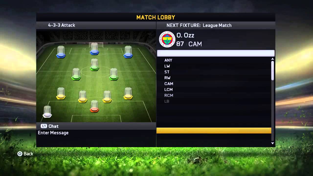 FIFA 17 Pro Club Squad - formation