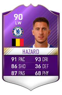 FIFA 17 PL POTM 90 Eden Hazard