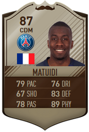 FIFA 17 87 Blaise Matuidi SBC