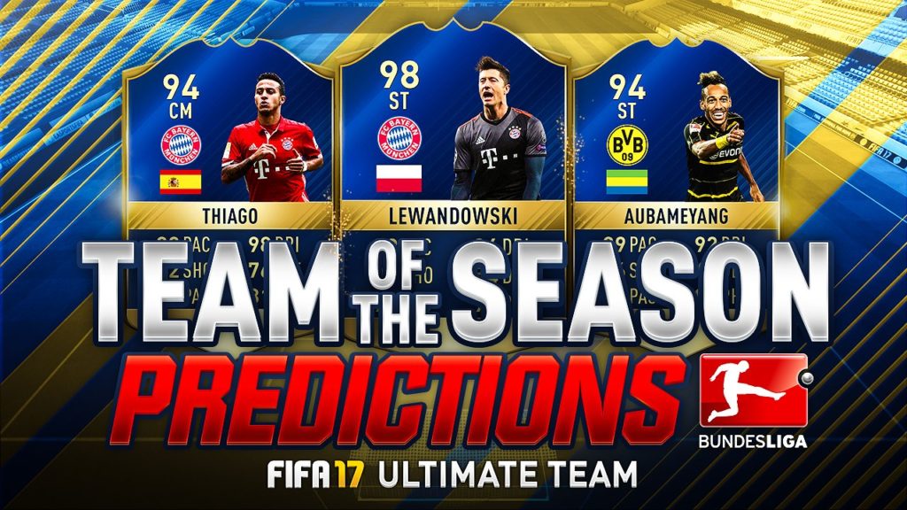 FIFA 17 Bundesliga TOTS Predictions
