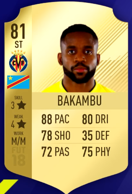 FIFA 18 Most Overpowered Players in La Liga - 85 Casemiro, 84 Umtiti and 84 Laporte-striker Bakambu